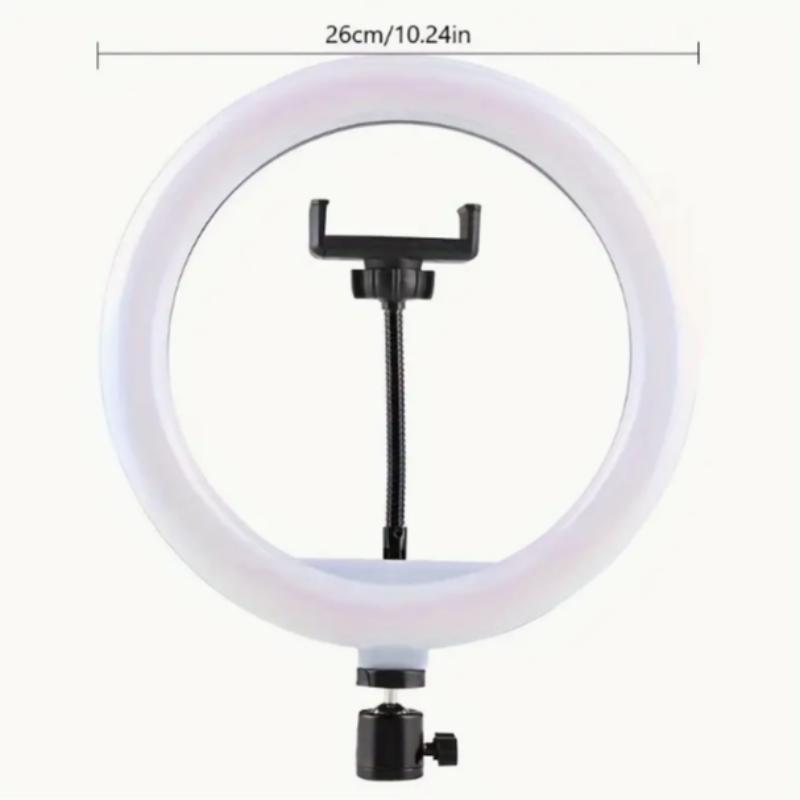 LED Ring Light with Tripod & Phone Holder, Adjustable Selfie Light, Selfie Ring Light for Photography, Video Blog, Makeup, Live