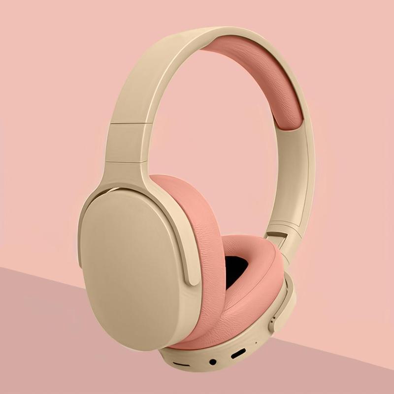 Wireless Over-ear Headphone, Foldable Sports Long Standby Bluetooth-compatible Headphone, HD Call In-ear Headphone for Game Sports, Birthday Gifts