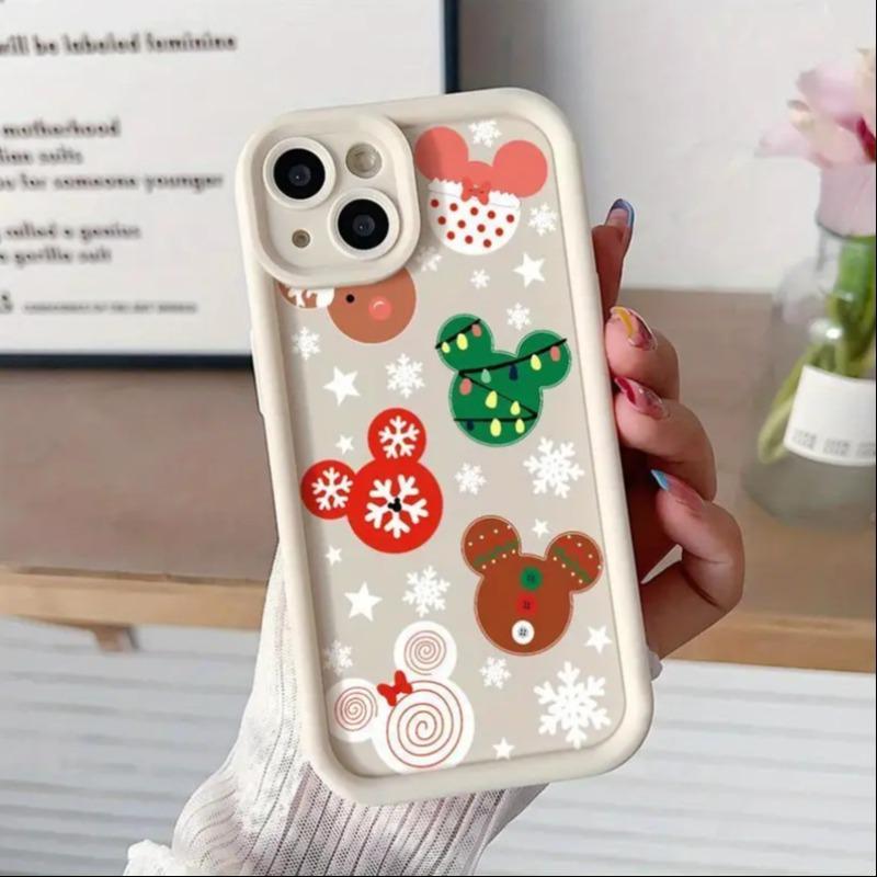 Cartoon Pattern Phone Case, 1 Count Anti-drop Cellphone Protective Case, Total Protective Shockproof Mobile Phone Cover for iPhone 16 Pro Max 15 14 13