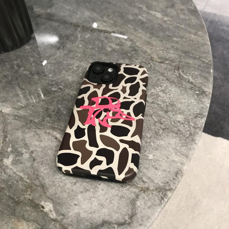 Old School Camo Redneck Duck Hot Pink Tough Phone Case, Gifts for Her, Hunting Gift, Camo Phone Case for iPhone 15Pro, 14, 13, 12, 11, 8, XR Mini, Pro Max, Plus Accessories Protection apple phone