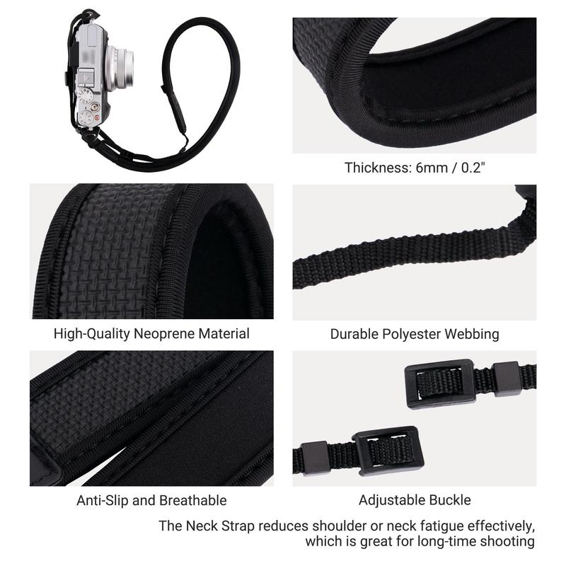 Camera Shoulder Strap, Non-slip Breathable Adjustable Camera Strap, Camera Accessories For Nikon DSLR Canon EOS