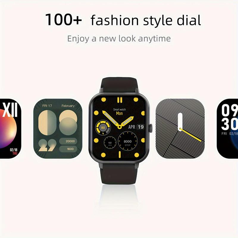 1.83 Inch Fashion Smart Watch, 1 Count Digital Smart Watches with Call Function, Multifunctional Smartwatch for Men Women