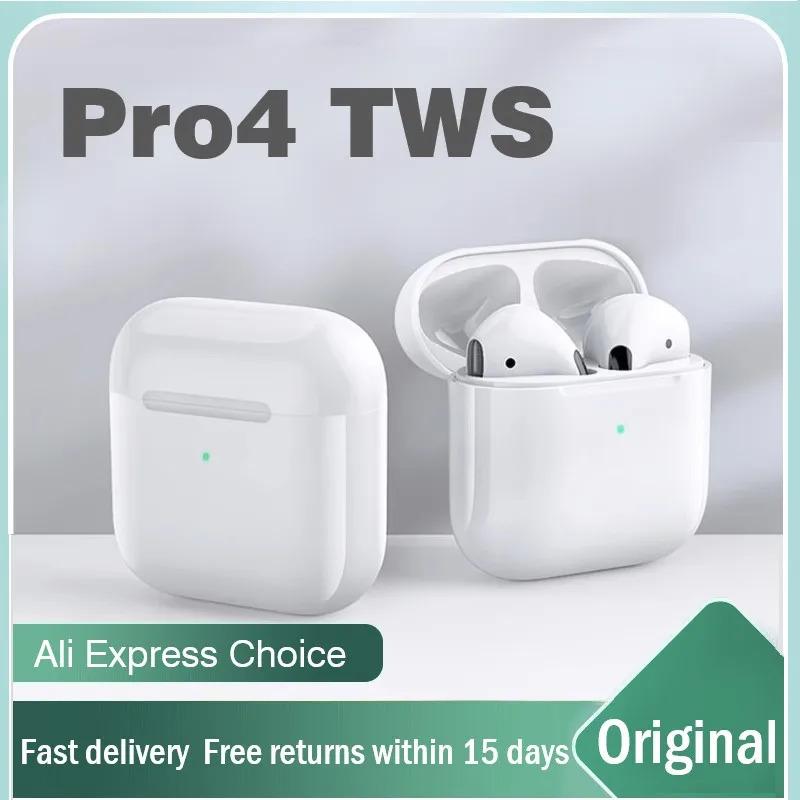 2024 TWS Air Pro 4 Fone Bluetooth Earphones Wireless Headphones with Mic Touch Control Wireless Bluetooth Headset Pro 4 Earbuds