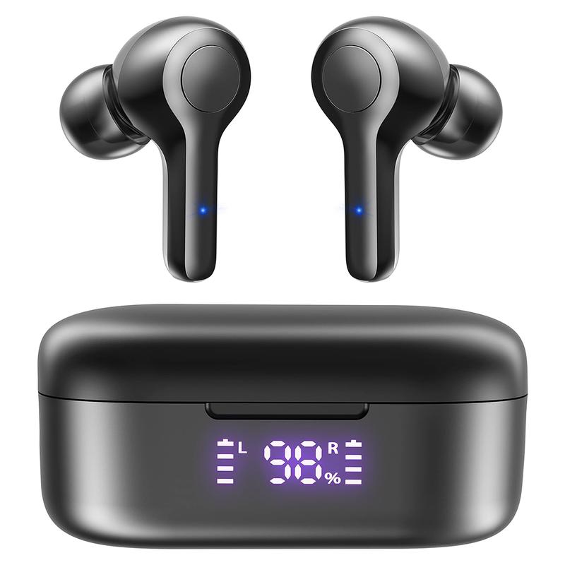 Digital display wireless earbuds Bluetooth 5.3 headset music earbuds phone voice earbuds daily waterproof sweat compatible with Android or ios