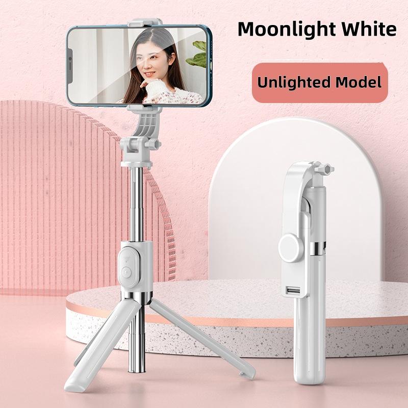 New Selfie Stick Tripod With Detachable Wireless Remote.Compact Live Extendable Portable Selfie Stick,Live Tripod Stand With Fill light,Compatible with iPhone Samsung Smartphone,Lightweight Travel Tripod for Selfies Video Recording Vlog Accessories