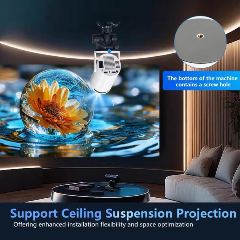 4K Projector Dual Wifi HY300 Screen EU Plug Hi-Chip A3100 200ANSI 1280*720P Audio Durable