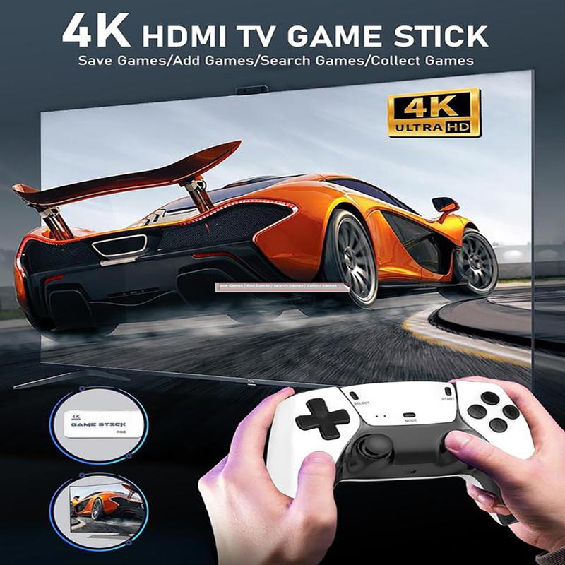 [Christmas Sale] 2025 Ntaanoo 20,000+ Retro Game Stick ,Retro Game Console,Revisit Classic Games Stick , Retro Play Plug and Play Video Games Stick 26 Emulators, 4K HDMI Output, Premium Competitive Dual Controllers