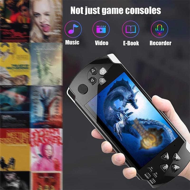 Handheld Game Console, Built-in 1200 Games 4.3