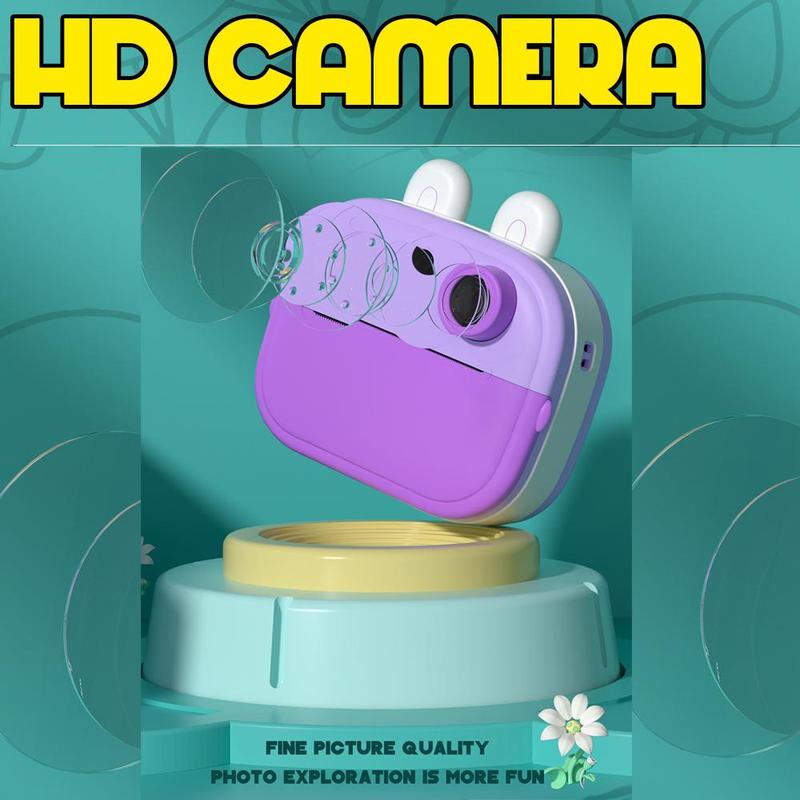 KGG HD IPS Screen Instant Camera, 1 Count Rechargeable Camera with Lanyard & Thermal Paper & Accessories, Camera Toy