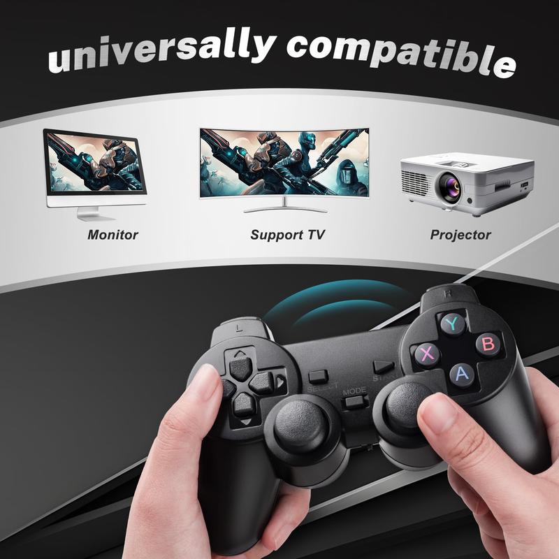 2024 Hot Sale: Wireless Retro Gaming Stick - Relive Classic Games, Plug and Play Video Games, Built-in 20,000 + Games, 9 Classic Emulators, 4K HD HDMI Output TV, Dual Controller + 64GB RAM  Console  Handheld Birthday Adapter