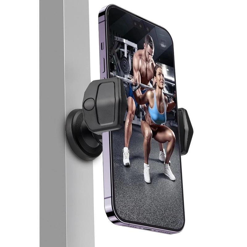 Gym Magnetic Phone Holder, 360 adjustable, Compatible with 4.7-6.5 for iPhones and Android phones gym phoneholder