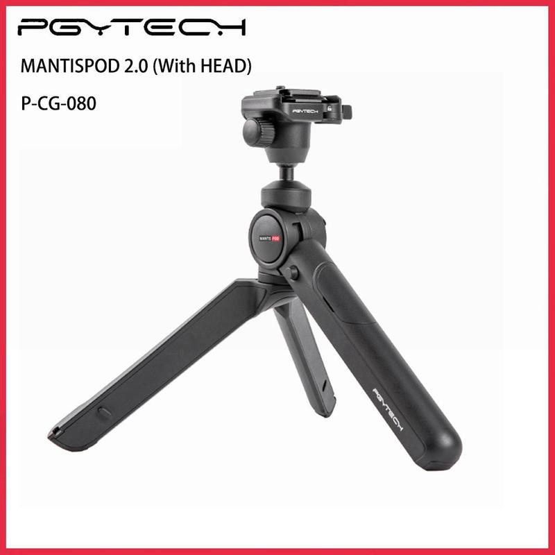 PGYTECH Mini Camera Vlogger Tripod Mantispod 2.0 Classic Black with Ball Head 6 Modes Small Travel Flexible DSLR Pocket Stand vlogging gear