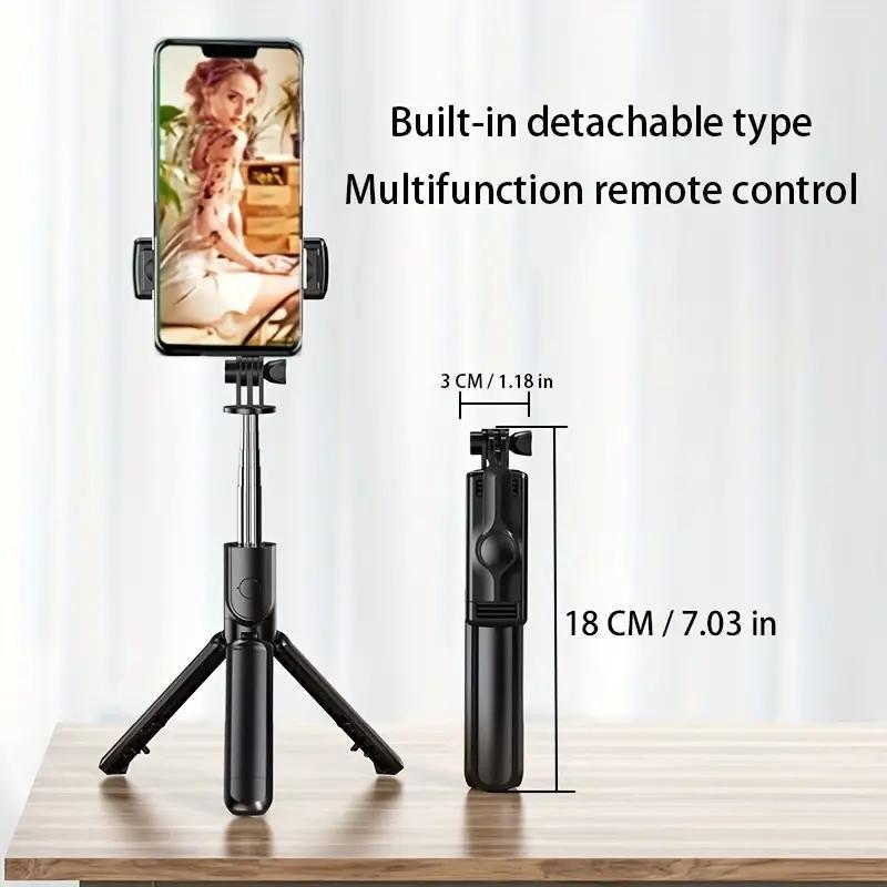 Phone Tripod, Tripod for iPhone   Android & Selfie Stick Tripod with Remote, Upgraded iPhone Tripod Stand & Travel Tripod, Solidest Cell Phone Tripod Compatible with iPhone 15 14 13