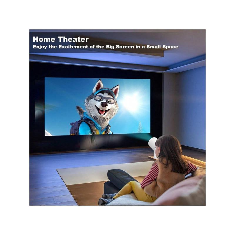 New Projector HY300 Pro Wifi 6 BT5.0 OS Automatically Keystone Corrects 180 Degree 130 Inch Display For Mobile  PC Lap PS5  Stick 4K Home Theater Projector Compatible