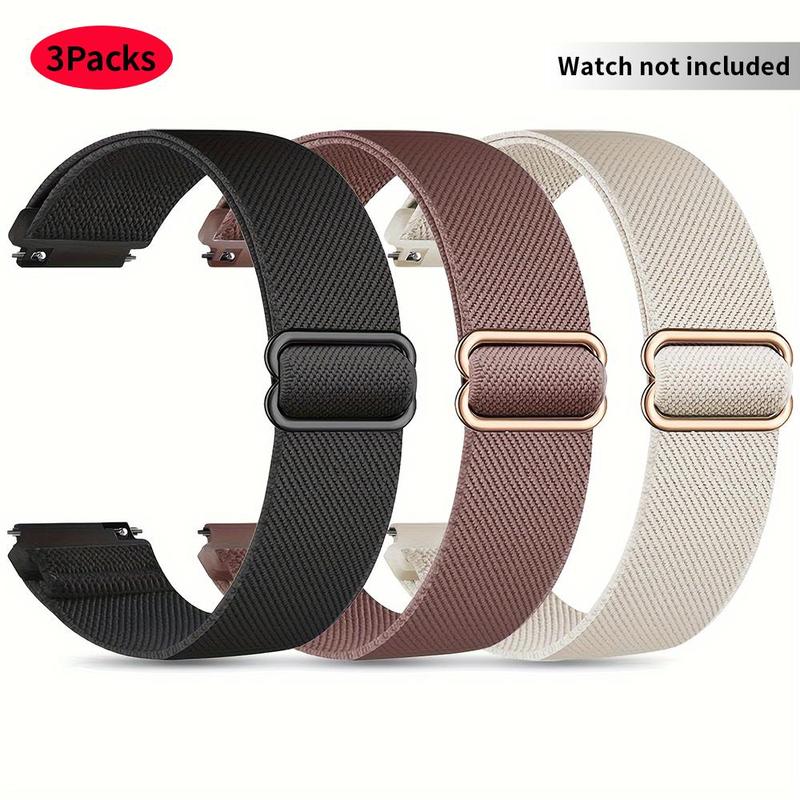 Minimalist Silicone Smart Watch Band, Solid Color Watch Band for Women & Men, Fashion Wearable Accessories Compatible with 18MM 20MM 22MM Huawei Samsung Xiaomi Smartwatches Series, Smartwatch Accessories