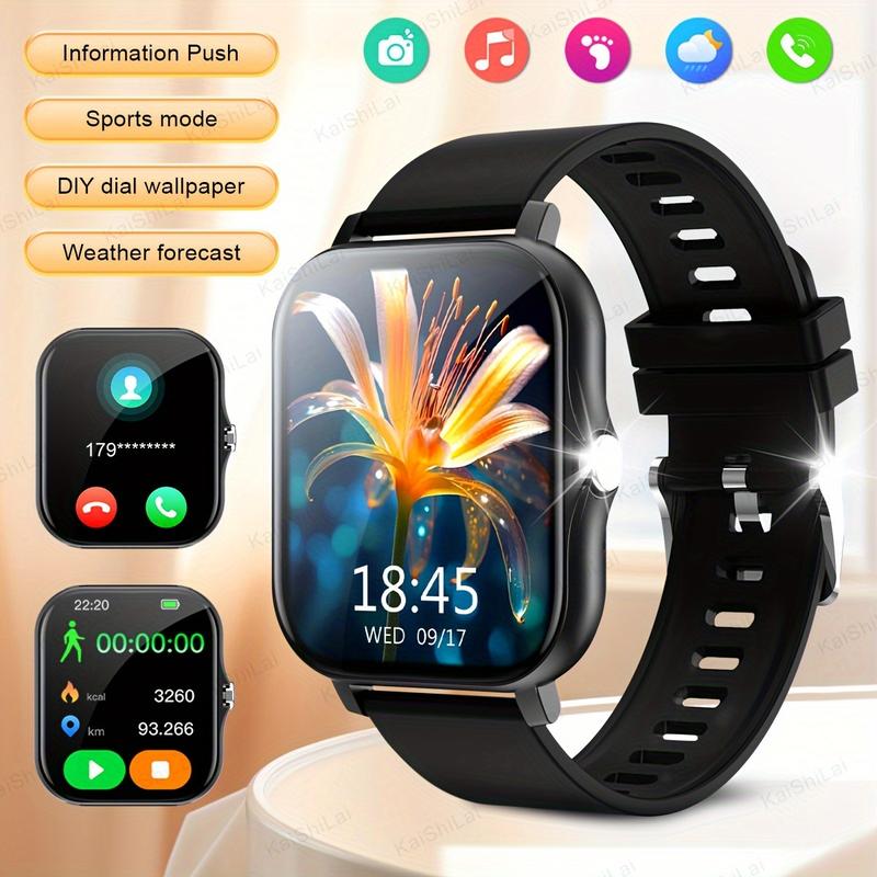 Hot-Selling New Arrival 1.83-Inch High-Definition Full-Screen Touch Screen, Unisex Sports Smart Watch, Make Answer Calls, Step Counting Calories Sport Mode Range Tracking, Call SMS Reminder Multi-Function Smart Watch, Suitable for iPhone and Android Smart