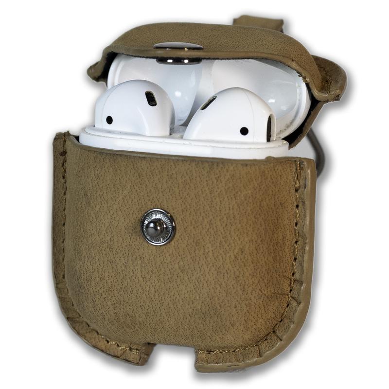 AirPods Leather Case, UC Leather AirPod case with Keychain and Led Light for AirPods Pro 1st (2019)   AirPods Pro 2nd (2022) AirPods 2 Case & Airpods 1  Wireless