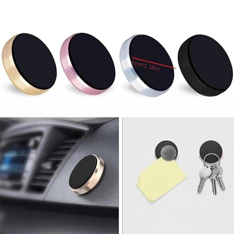 Round Magnetic Phone Holder, Multifunctional Car Dashboard Cellphone Holder, Durable Bracket for Convenient Mobile Phone Mounting