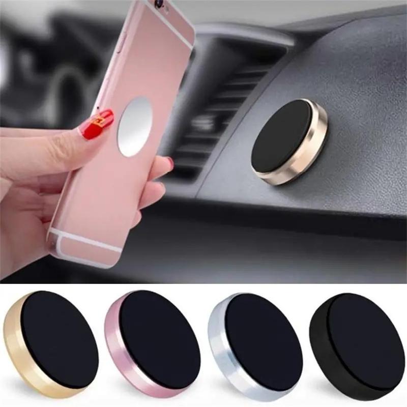 Round Magnetic Phone Holder, Multifunctional Car Dashboard Cellphone Holder, Durable Bracket for Convenient Mobile Phone Mounting