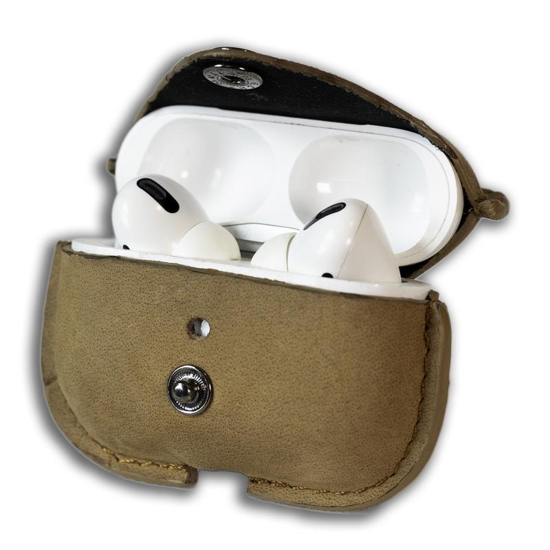 AirPods Leather Case, UC Leather AirPod case with Keychain and Led Light for AirPods Pro 1st (2019)   AirPods Pro 2nd (2022) AirPods 2 Case & Airpods 1  Wireless