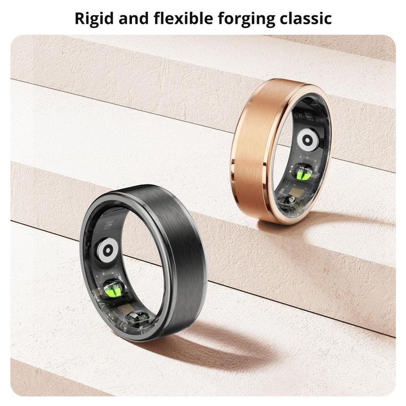 Smart Ring, Rechargeable Smart Ring, Men's Tech Gadgets 2024, IP68 Waterproof Smart Ring with Multi Sport Modes, Wearable Accessories for Men & Women, Wearable Devices for Daily Use