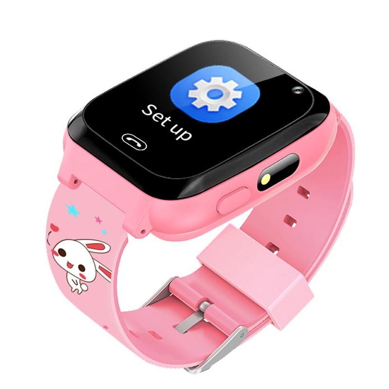 Kids Game Music Smart Watch, Cartoon Silicone Wristband Call Phone Watch with 1GB SD Card and 6 Games, 2G SOS Call Smartwatch, Boy Girl Outdoor Music Playback Watch without SIM in Watch