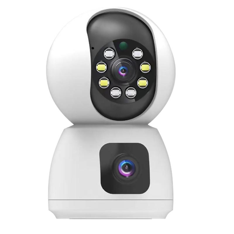 1080P Security Camera, Wireless 2.4G WiFi 5G Security Camera, AI Human Tracking PTZ 360 Degree View Security Camera for Home