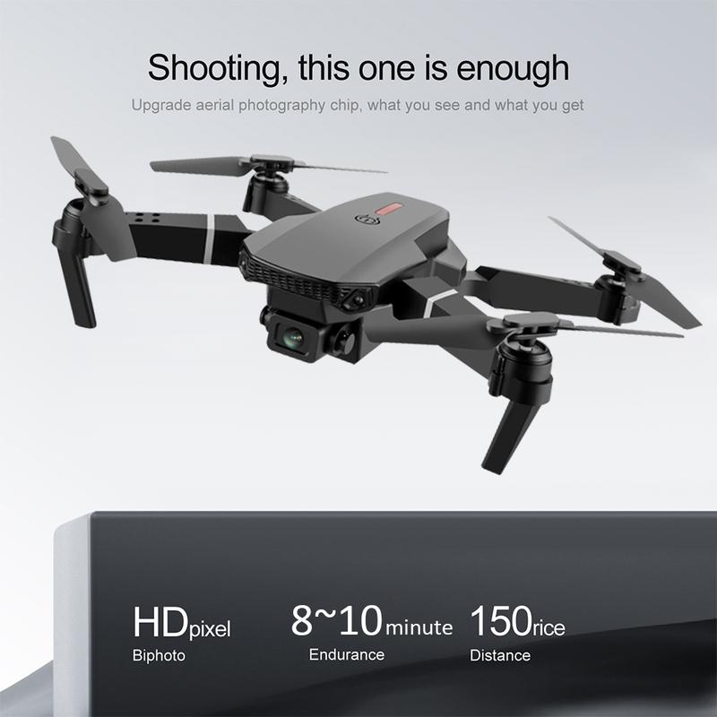 Brushless Motor Obstacle avoidance Foldable e88 Drone with 4K FPV Camera for Beginners Adults 2 4 Batteries Auto Hover Follow Me 40+ min Flight Time