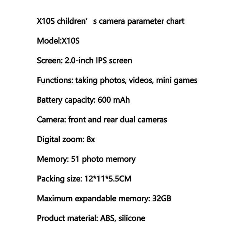 Unicorn Design Camera Toy, 1080P HD Children's Camera Toy with 32GB SD Card & Card Reader, Birthday Gift for Boys & Girls