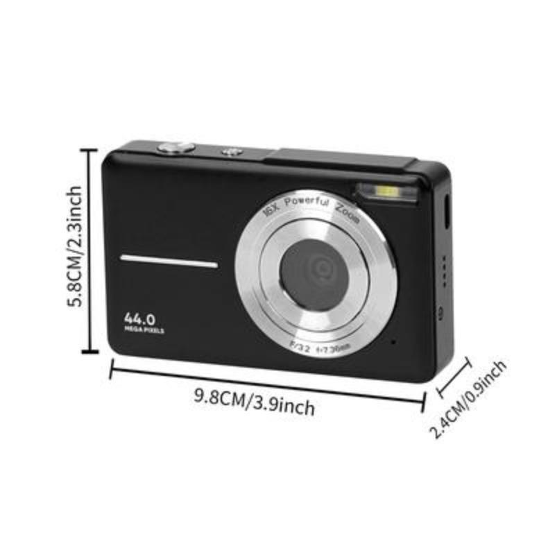 Fall Digital Camera with 32G SD Card, Full HD 1080P Video Camera, 44MP Point & Shoot Camera with 16X Zoom Anti Shake for Gift, Vintage Camera, Mini Camera, Portable Camera