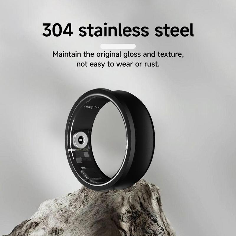 SIMSONLAB Multifunctional Smart Ring, 1 Count USB Rechargeable Waterproof Smart Ring, Sports Monitoring Ring, Remote Photo Control Ring for Android & iOS