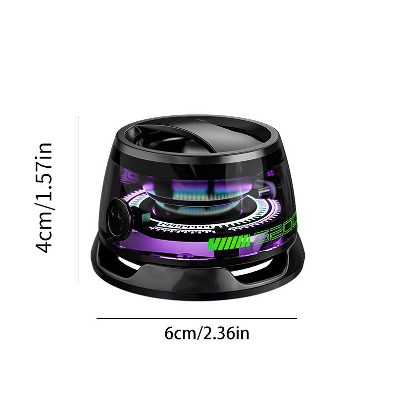 G200 Portable Wireless Speaker, Rechargeable Magnetic Mini Speaker with Atmosphere Light, Wireless Bluetooth-compatible Speaker for Home & Outdoor