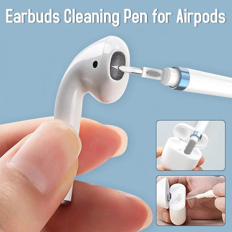 Wireless Earphone Cleaning Tool for AirPods Pro, Durable Earbud Case Cleaning Kit, Computer Phone Digital Dust Cleaning Pen