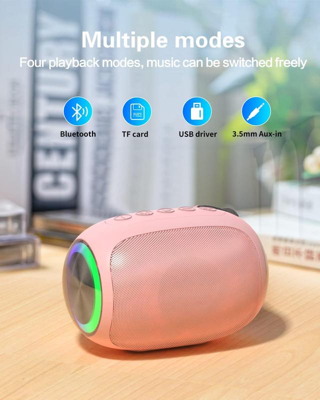 Speakers, A66  Speakers,5W Portable  Speakers with Clear Sound,Multi Playing Modes, Compatible with Cellphone, PC for Home or Outdoors