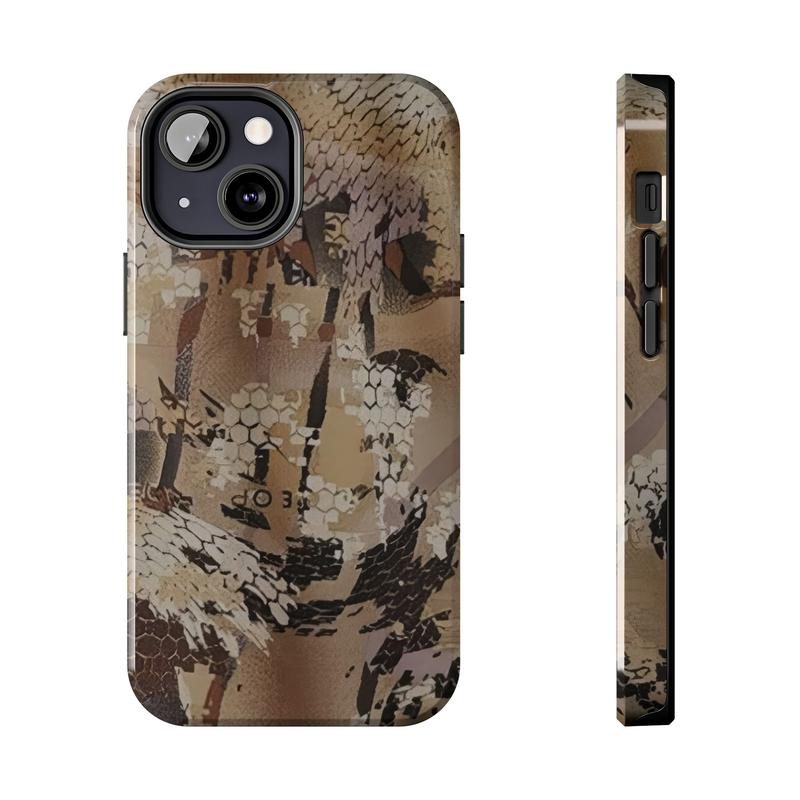 Vintage Ol School Waterfowl Camo Phone Case, Real Hunting, Sitk@ Camo, Bass Fishing, Duck Hunting, Realtree, Mossy Oak Aesthetic For iPhone 16 15 14 13 12 11 X 8, Hunting Gifts, Durable Accessories