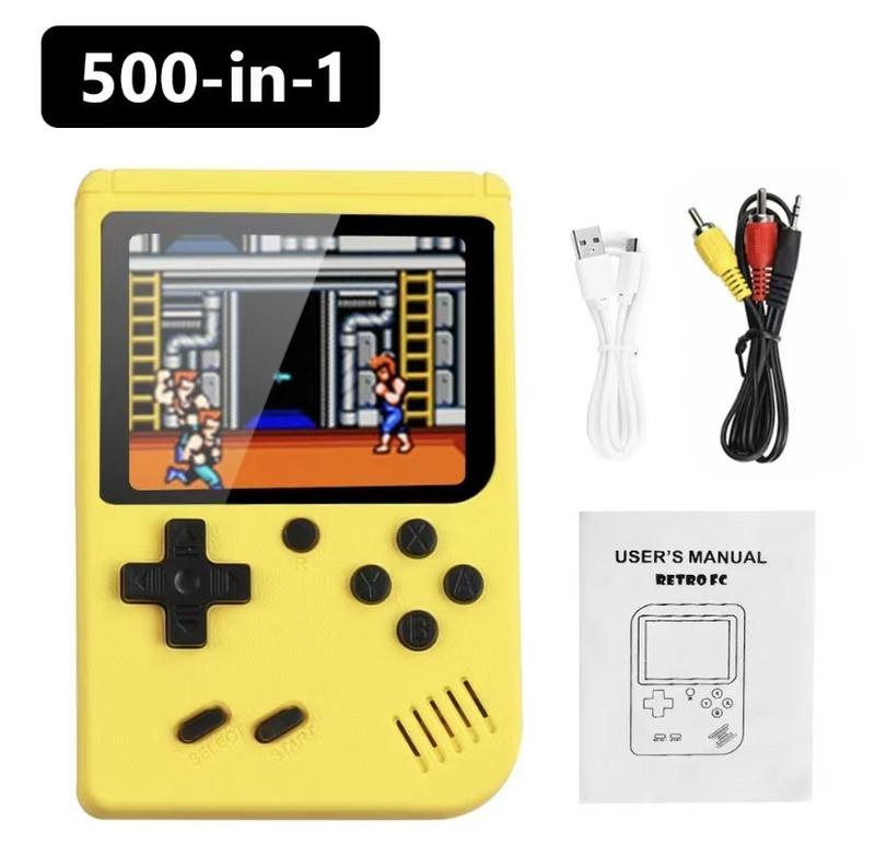 500 Games In One Portable Mini Electronic Video Game Player Kids Electronic Game Toy For Children Handheld Game Console