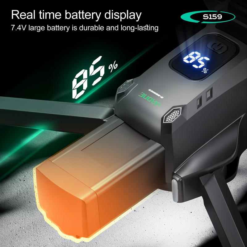 Ultra Long Endurance GPS Drone, with 4K Camera, 2 Large Batteries, Motor Using Brushless Technology, Suitable for Beginners and Professional Shooting Use, Intelligent Obstacle Avoidance, GPS Home, Can Be A Good Gift for Friends