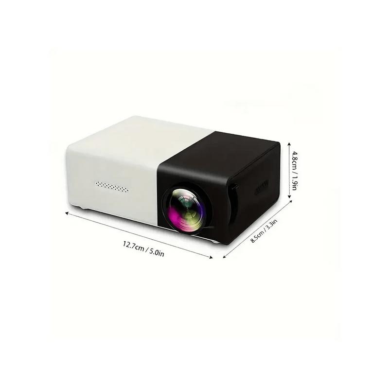 Home Theater Portable Mini Projector, Supporting Smartphone Wired Screen Sharing, Allowing You To Enjoy Cinema At Home