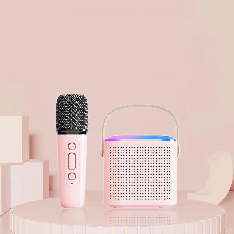 Mini Karaoke Machine with Wireless Microphones Mini Partybox