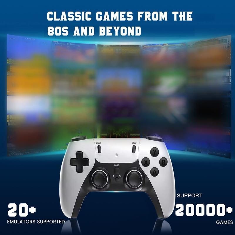 [Christmas Gift] M15 20,000+ Retro Game Stick , Retro Game Console, Revisit Classic Games Stick , Retro Play Plug and Play Video Games Stick 26 Emulators, 4K HDMI Output, Premium Competitive Dual