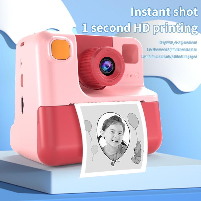 KGG Instant Print Camera, 2.0 Inch LCD Screen Digital Photo Camera with Thermal Printer, Video Camera with Accessories, Birthday Gift for Girls & Boys