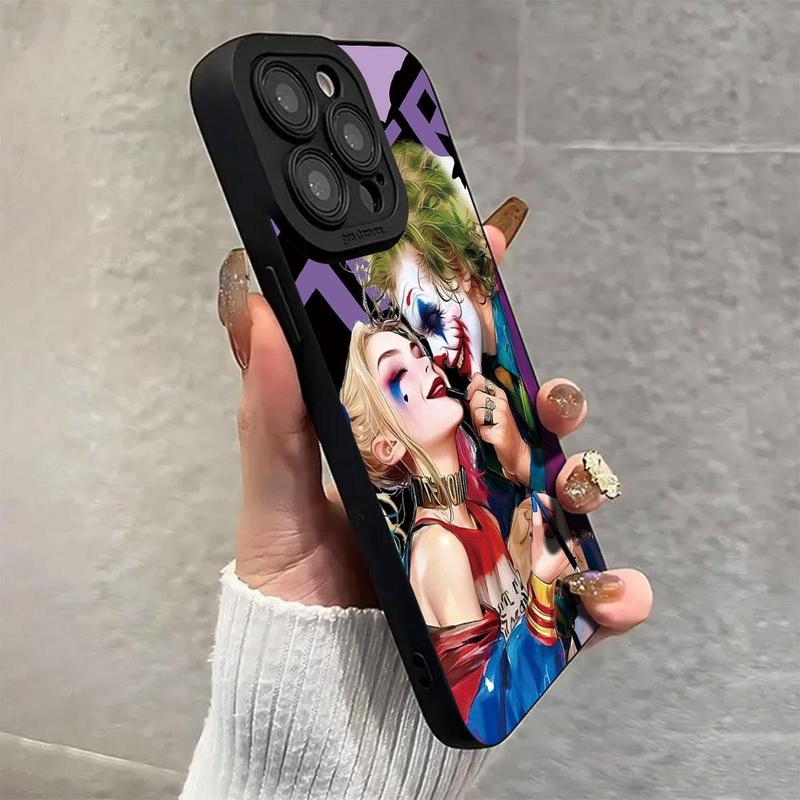 Joker Pattern Phone Case, Anti-drop Cellphone Protective Case, Total Protective Shockproof Mobile Phone Cover for iPhone 15 Pro Max