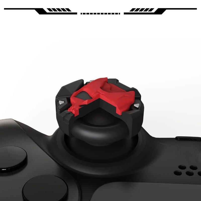 Skull Design Silicone Thumb Stick Grip Cap, Joystick Cover, Game Controller Protector for PS5 & PS5 Slim PS4 PS3 Xbox One 360 Slim Series X S Switch Pro