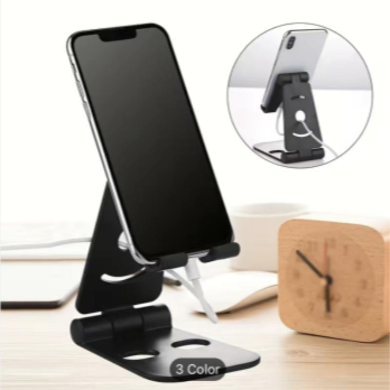 Foldable Desktop Phone Holder, Adjustable Cell Phone Stand, Portable Desktop Mobile Phone Holder Stand for Home Office, Phone Accessories