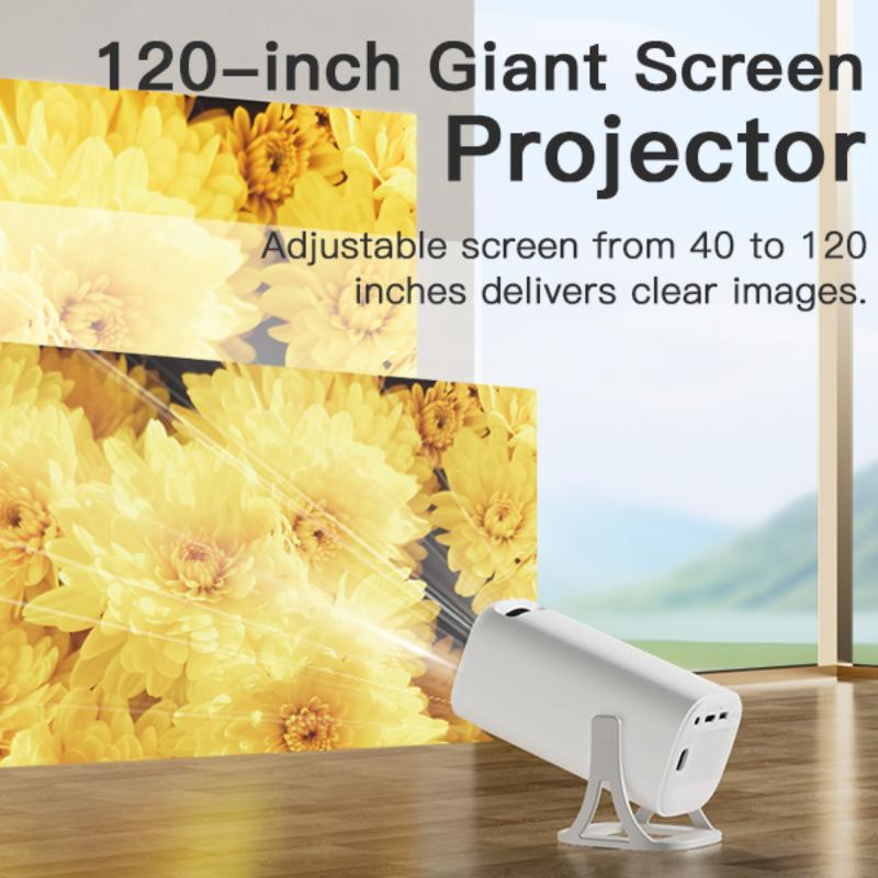 Portable Projector, High-definition Resolution Projector for Family Bedroom, Living Room, Outdoor Viewing, Work Meeting, Leisure Viewing, Games, Business