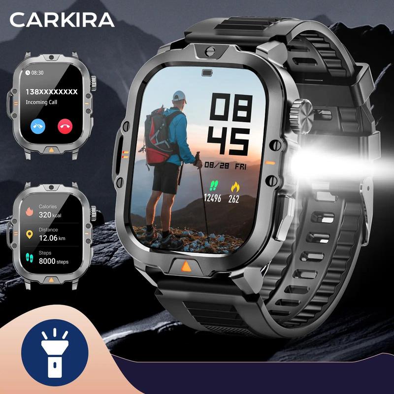 Multifunctional Smart Watch, Fashion Digital Watch with Phone Call & Music Control, Waterproof Sports Watch for Women & Men