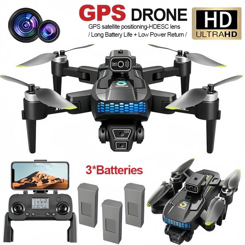 The Latest Upgraded GPS Drone, With 4K Camera, 3 Large Batteries, The Motor Adopts Brushless Technology, Suitable For Adult Beginners, Intelligent Obstacle Avoidance, GPS Home, Can Be Used As A Good Gift For Friends