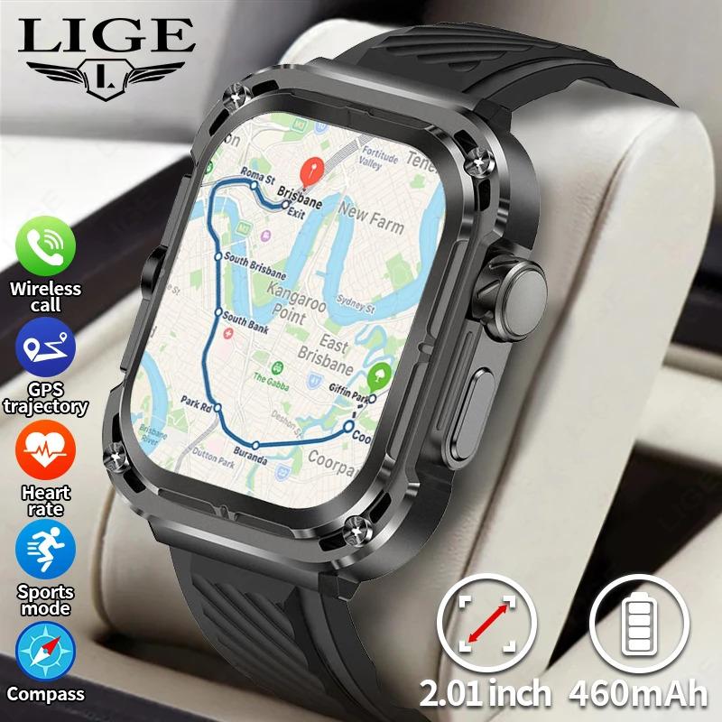 New GPS track smart watch for Xiaomi Huawei Compass 460mAh large battery sport watches NFC 2.1 