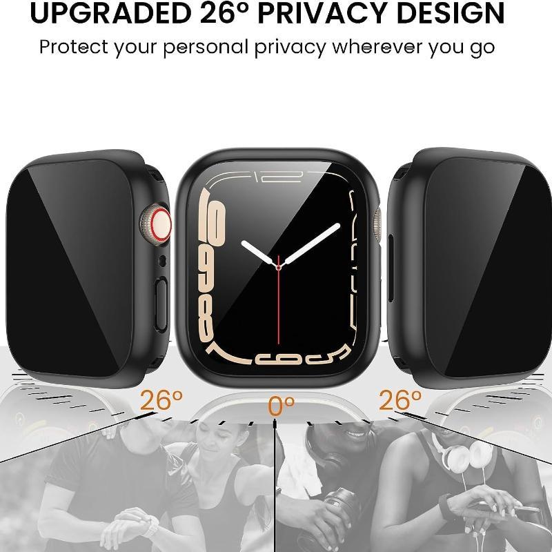 Smart Watch Case, 1 Count Anti-spy Watch Screen Protective Case, Smart Watch Screen Protector Compatible with Apple Watch 49mm