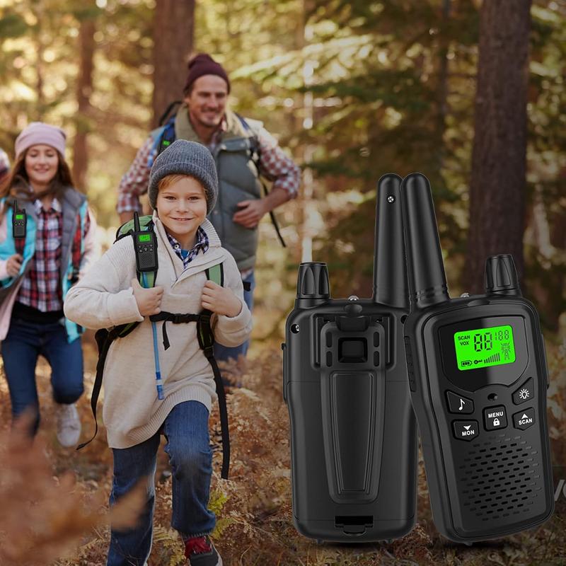 Walkie Talkies,Erelis Long Rang Walkie with 22 FRS Channels,Walkie Talkies for Adults with Lamp,VOX,LCD Display  Audio Communication